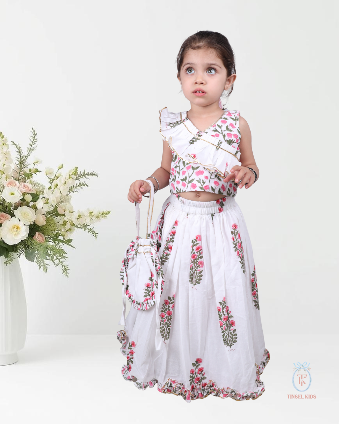 Tarini Block Printed Lehenga Set