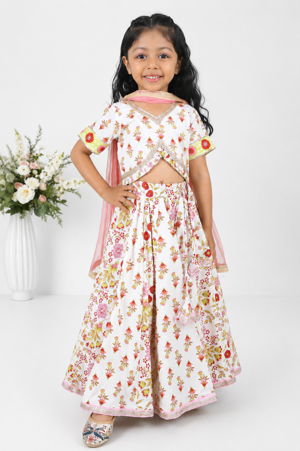Alaya Block Printed Lehenga Set