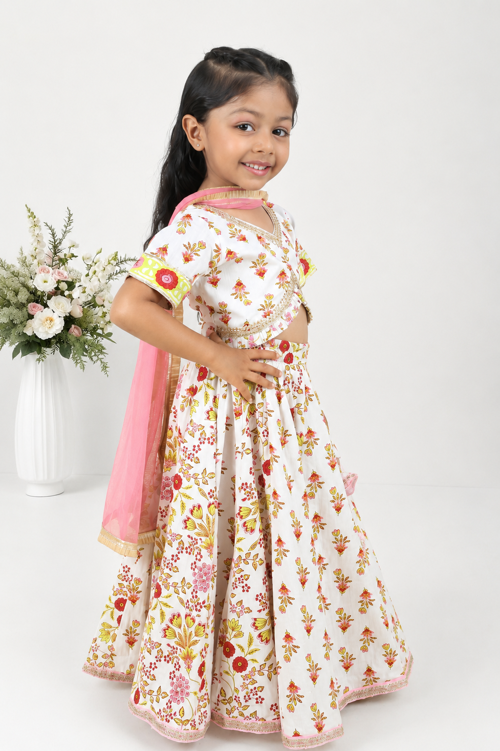 Alaya Block Printed Lehenga Set