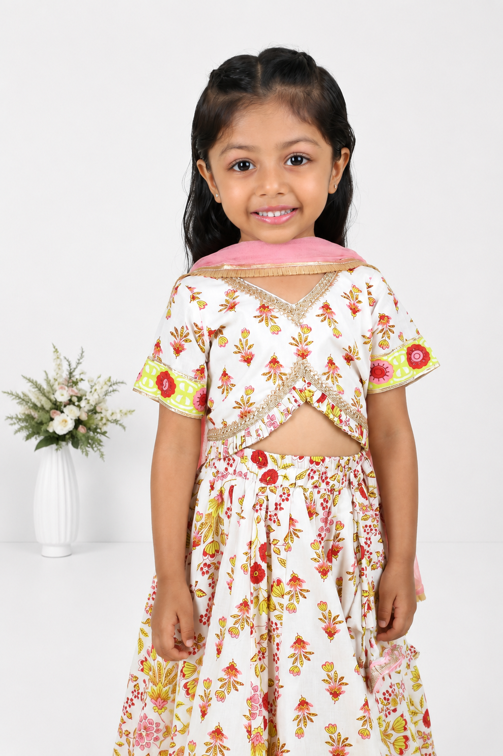Alaya Block Printed Lehenga Set