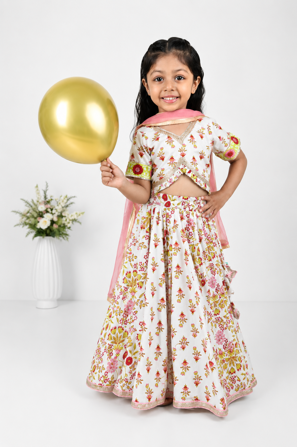Alaya Block Printed Lehenga Set