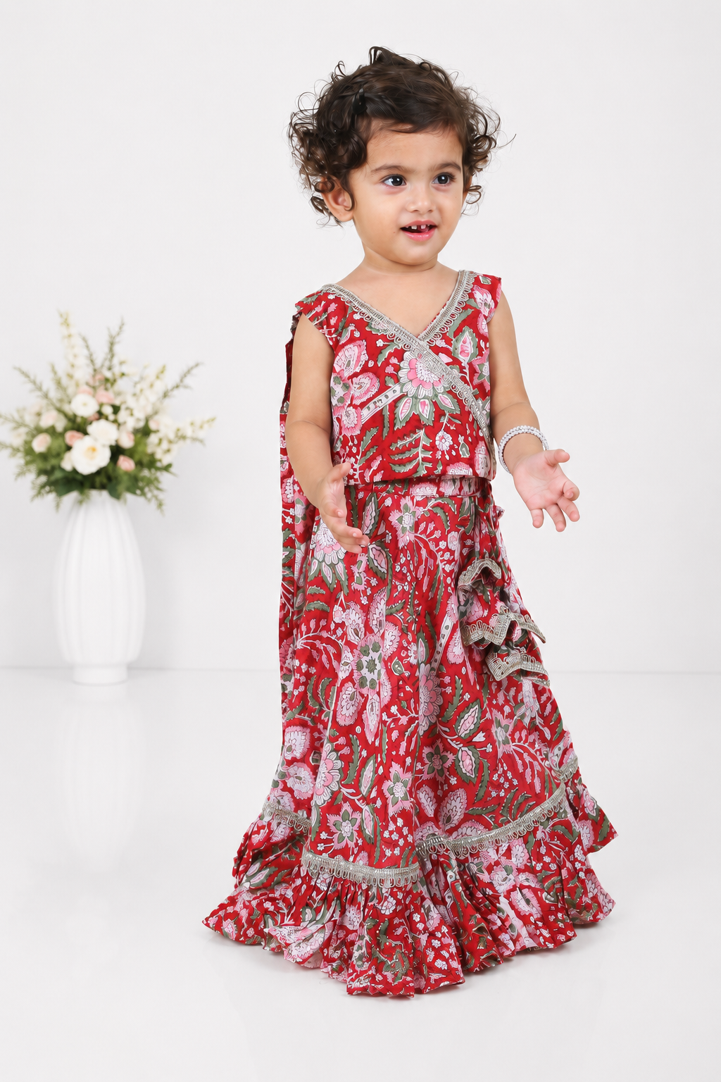 Rangmahal Block Printed Lehenga Set
