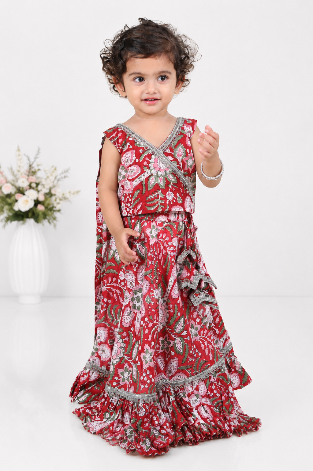 Rangmahal Block Printed Lehenga Set