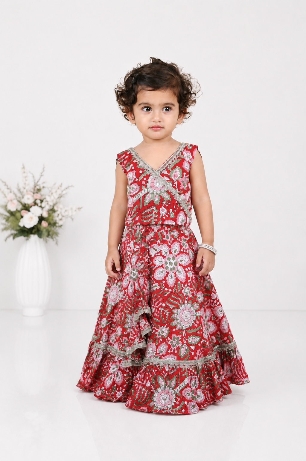 Rangmahal Block Printed Lehenga Set