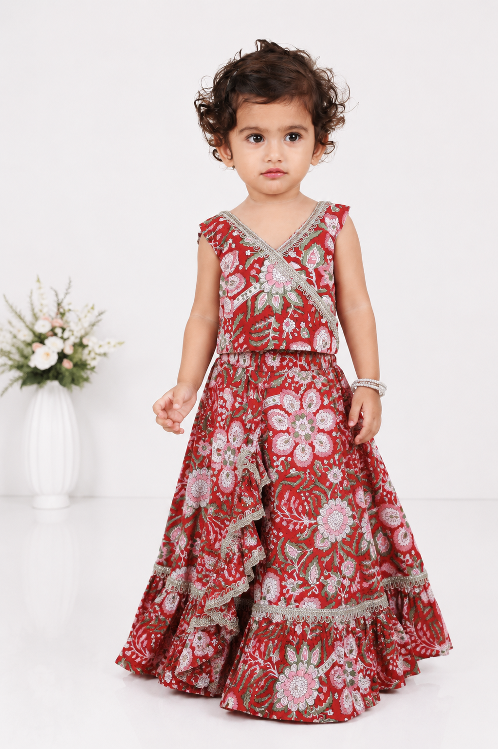 Rangmahal Block Printed Lehenga Set