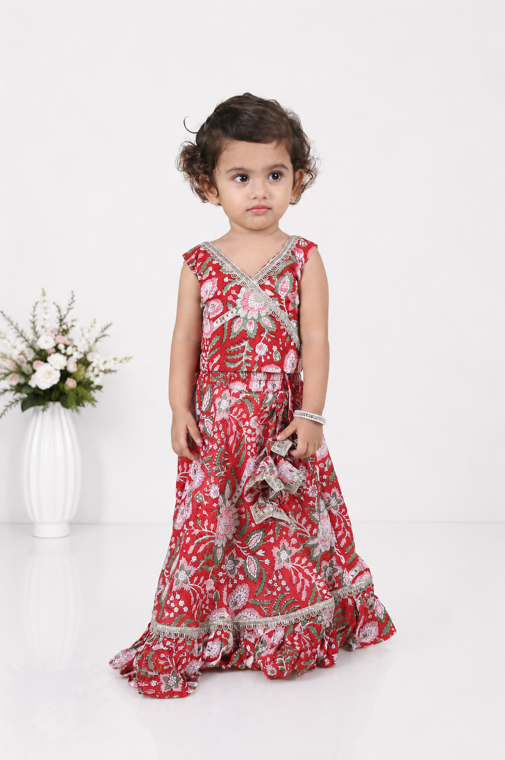 Rangmahal Block Printed Lehenga Set