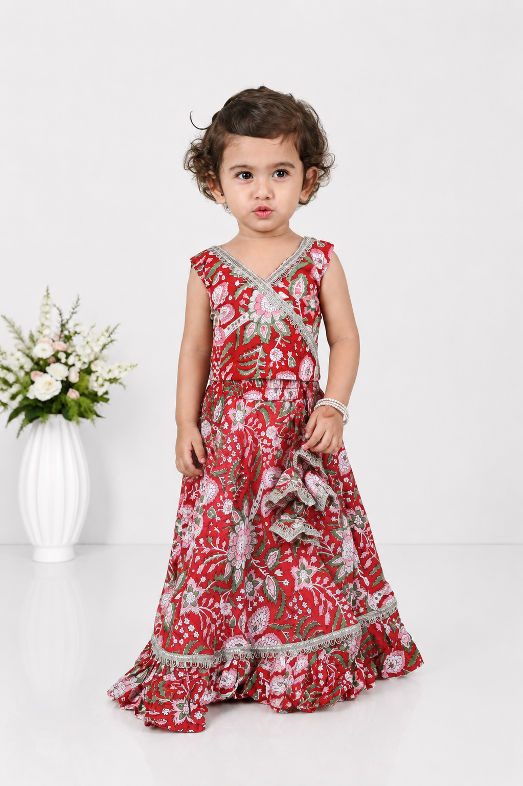 Rangmahal Block Printed Lehenga Set