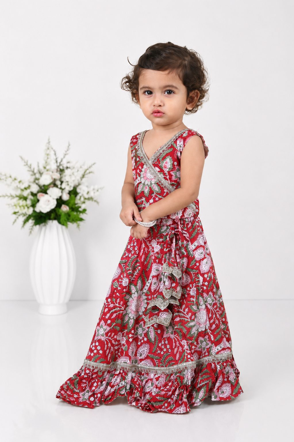 Rangmahal Block Printed Lehenga Set