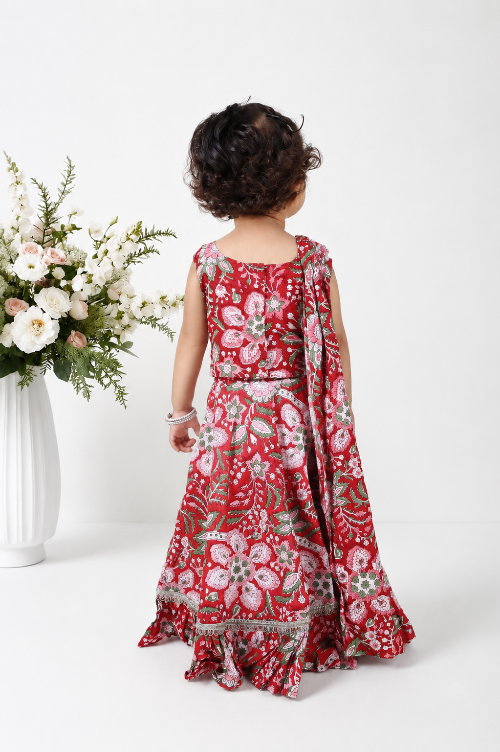 Rangmahal Block Printed Lehenga Set