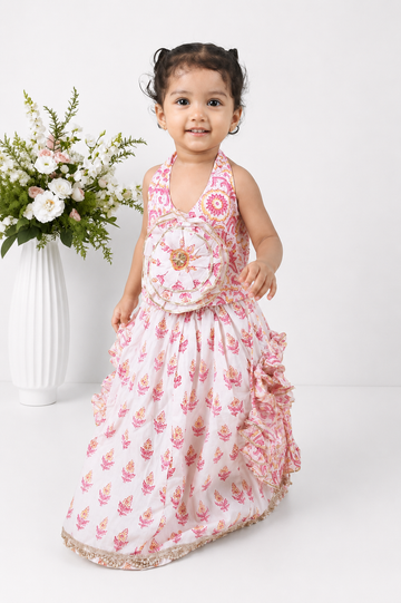 Phillauri Block Printed Lehenga set