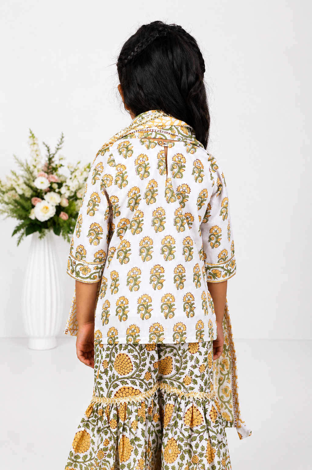 Chaand Block Printed Sharara Set