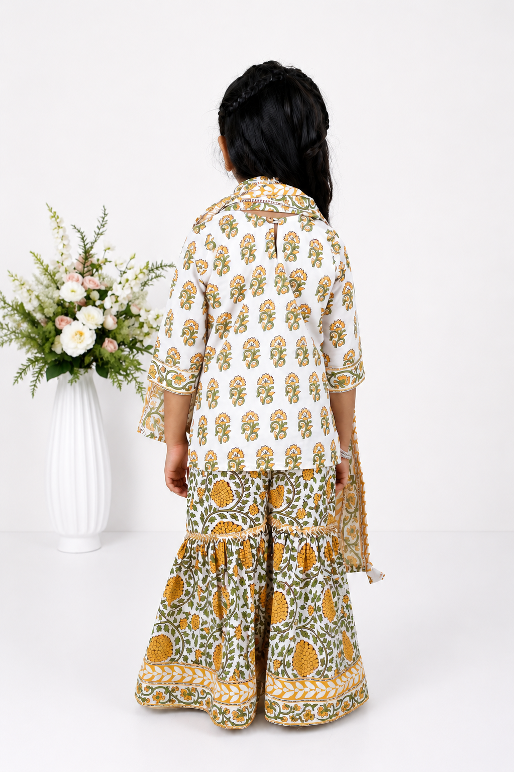 Chaand Block Printed Sharara Set