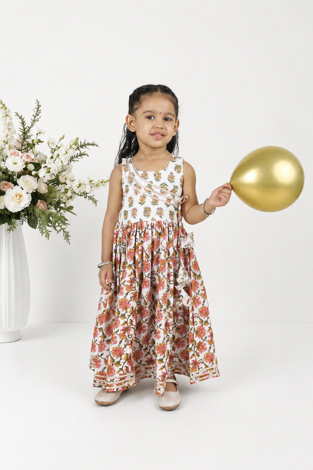 Dhun Block Print Anarkali