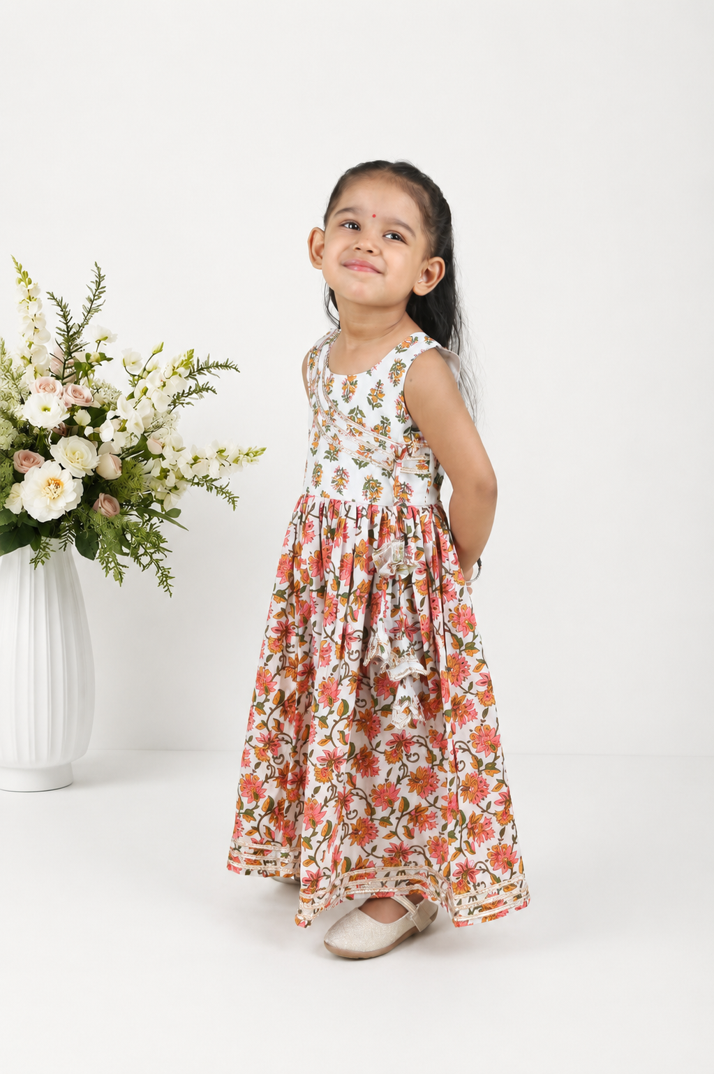 Dhun Block Print Anarkali