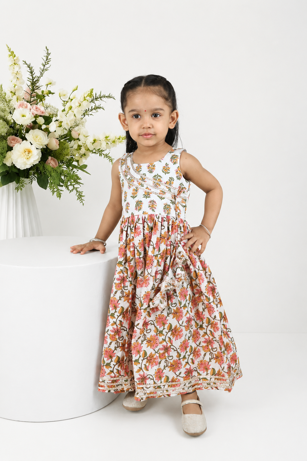 Dhun Block Print Anarkali