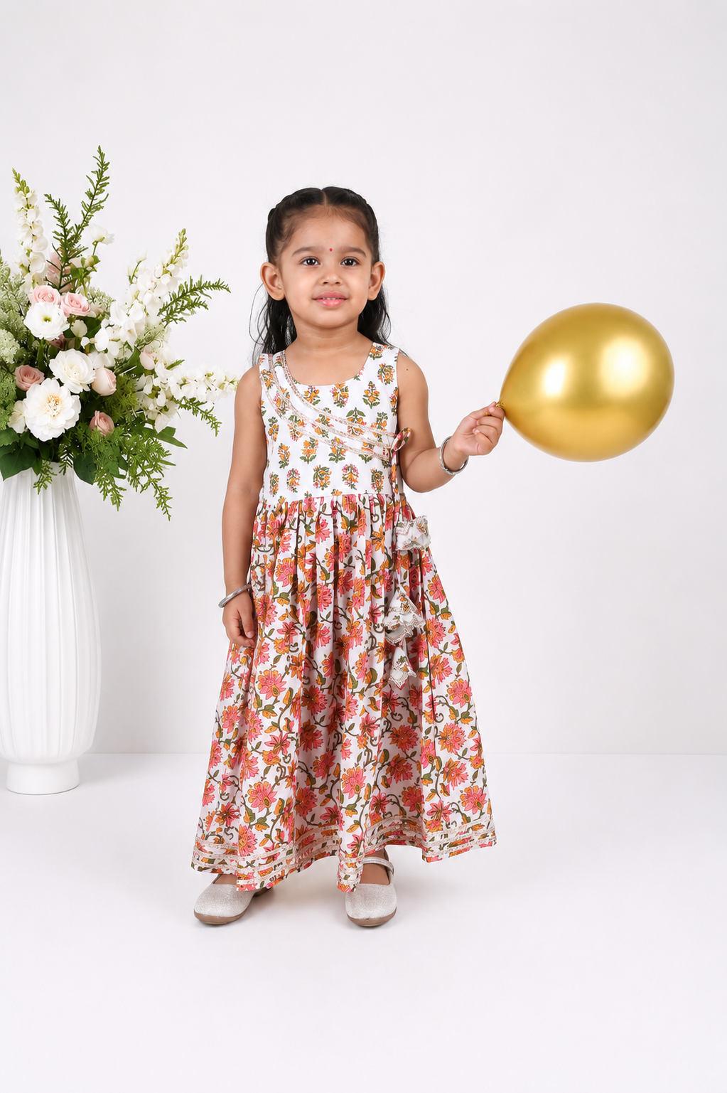 Dhun Block Print Anarkali