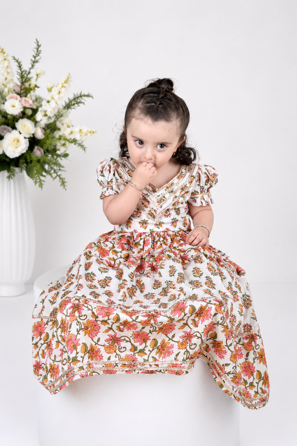 Jhoom Block Printed Lehenga Set