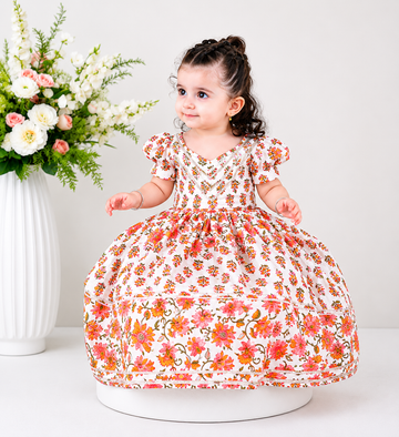 Jhoom Block Printed Lehenga Set