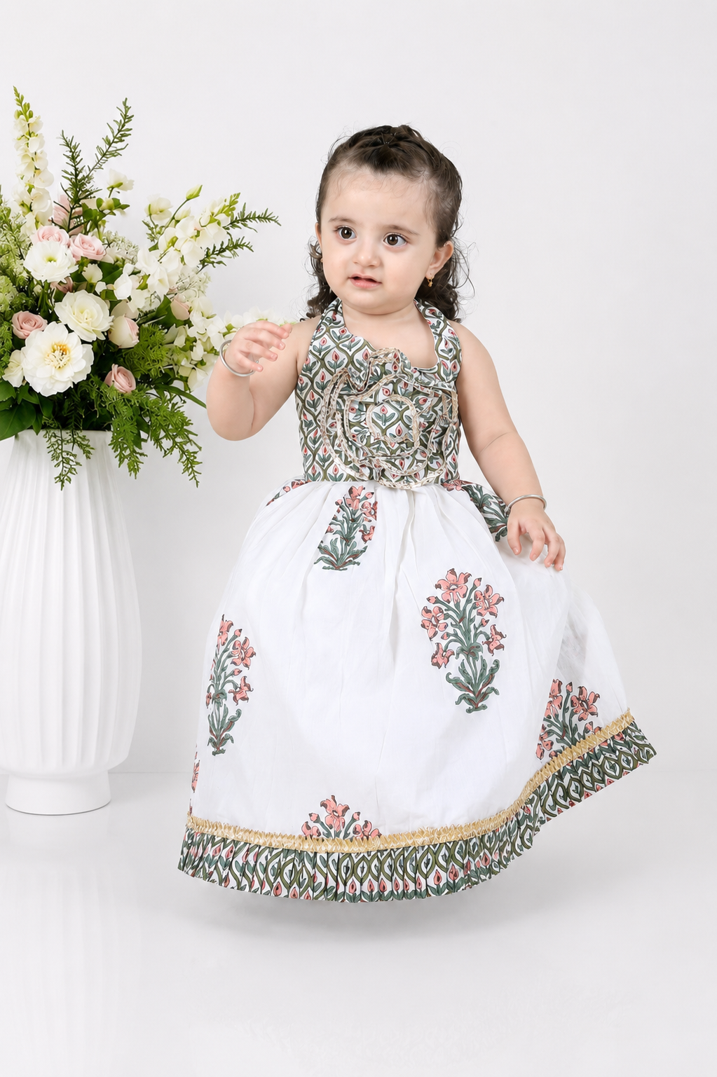 Zoya Block Printed Lehenga Set