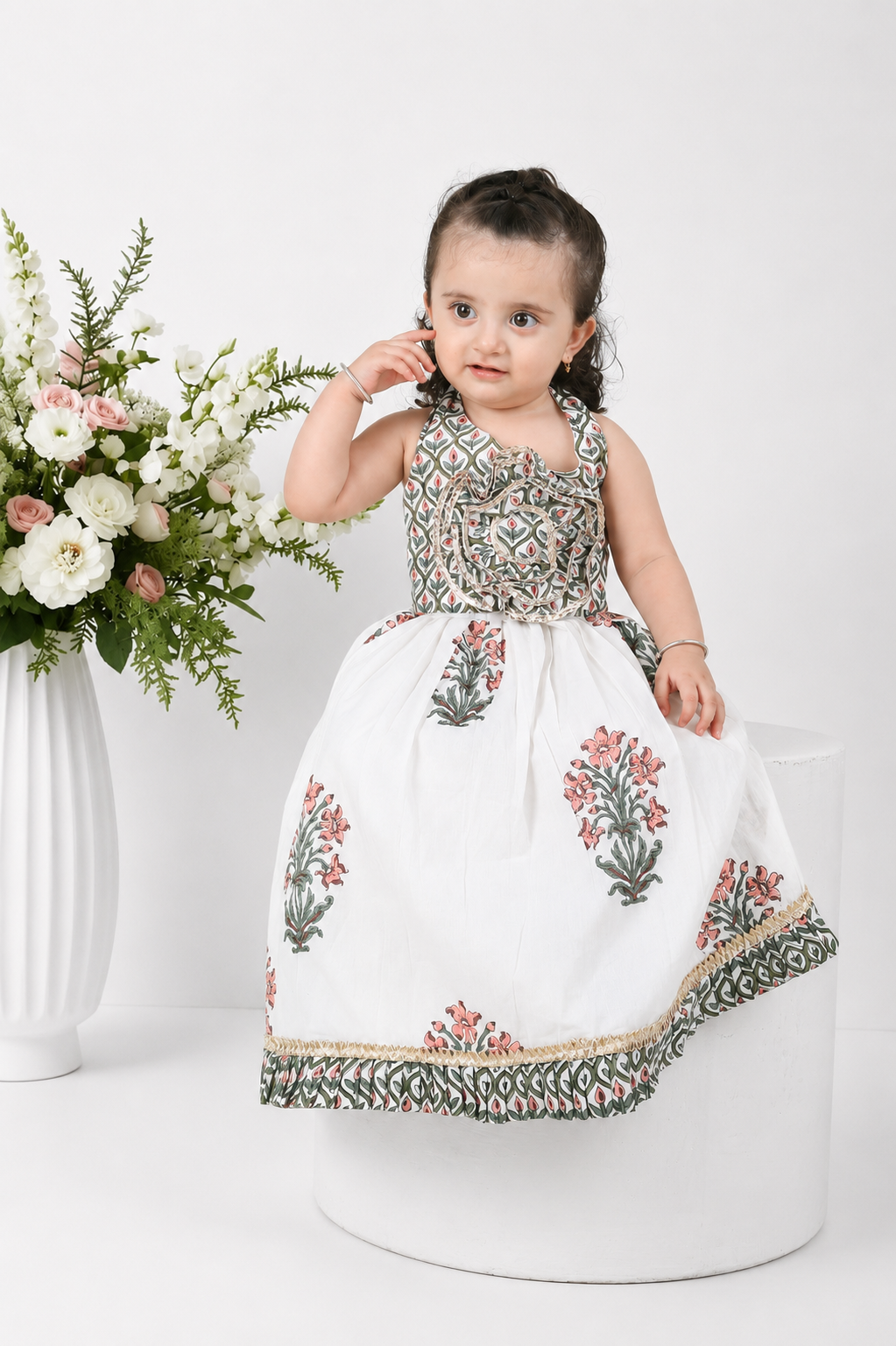 Zoya Block Printed Lehenga Set