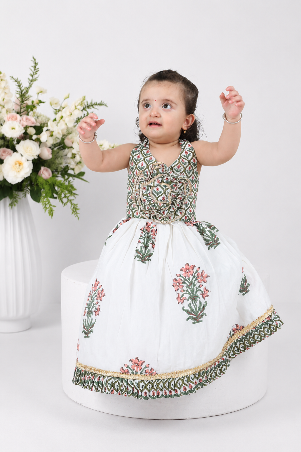 Zoya Block Printed Lehenga Set