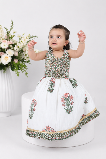 Zoya Block Printed Lehenga Set