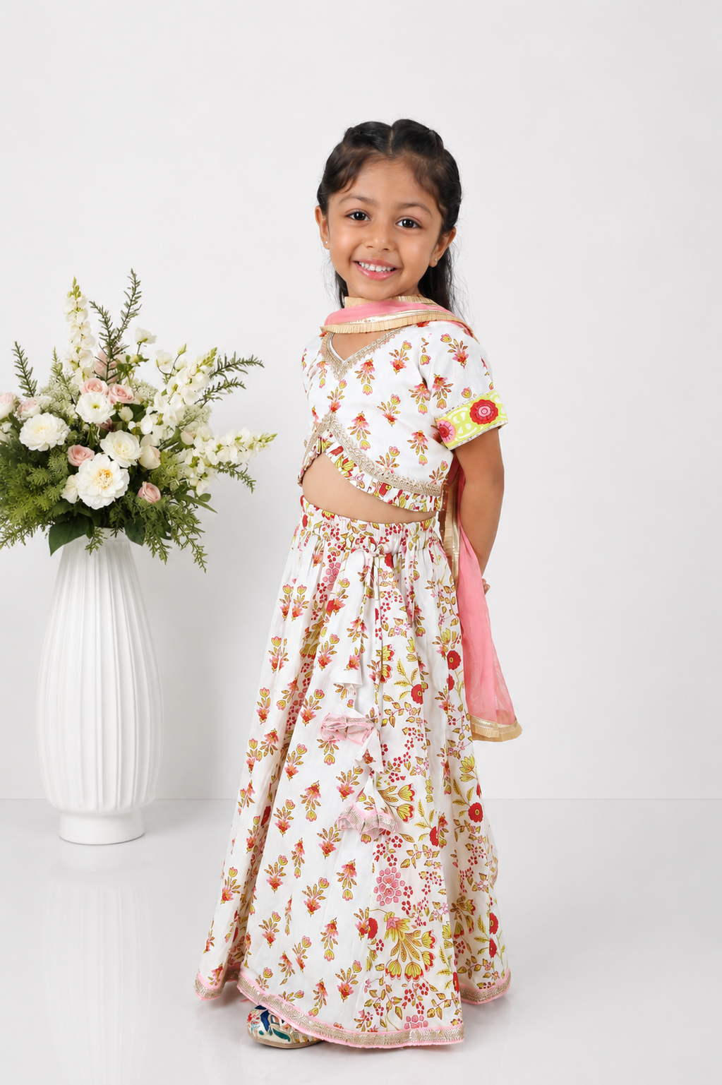 Alaya Block Printed Lehenga Set