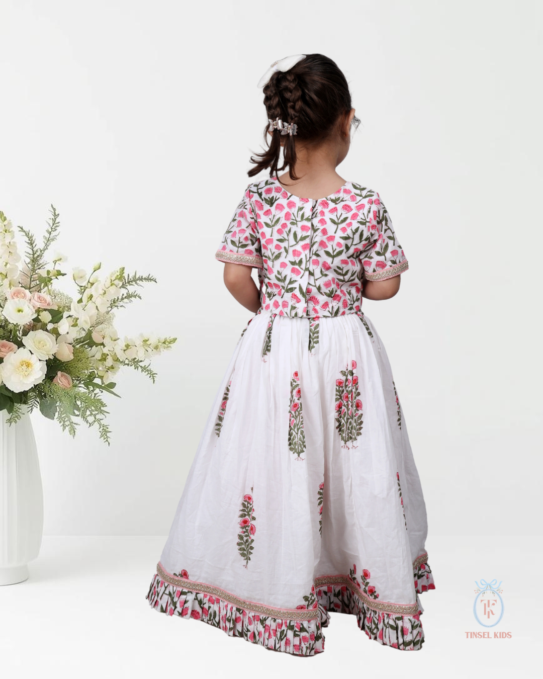 Guldastaan Block Printed  Lehenga Set