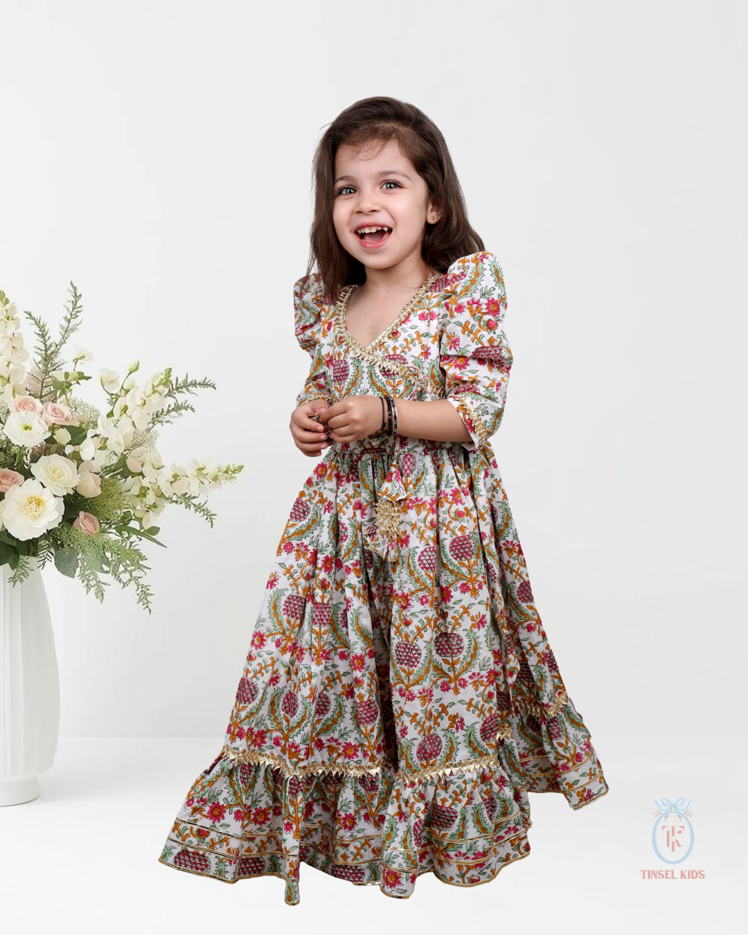Gulzar Block Printed Anarkali