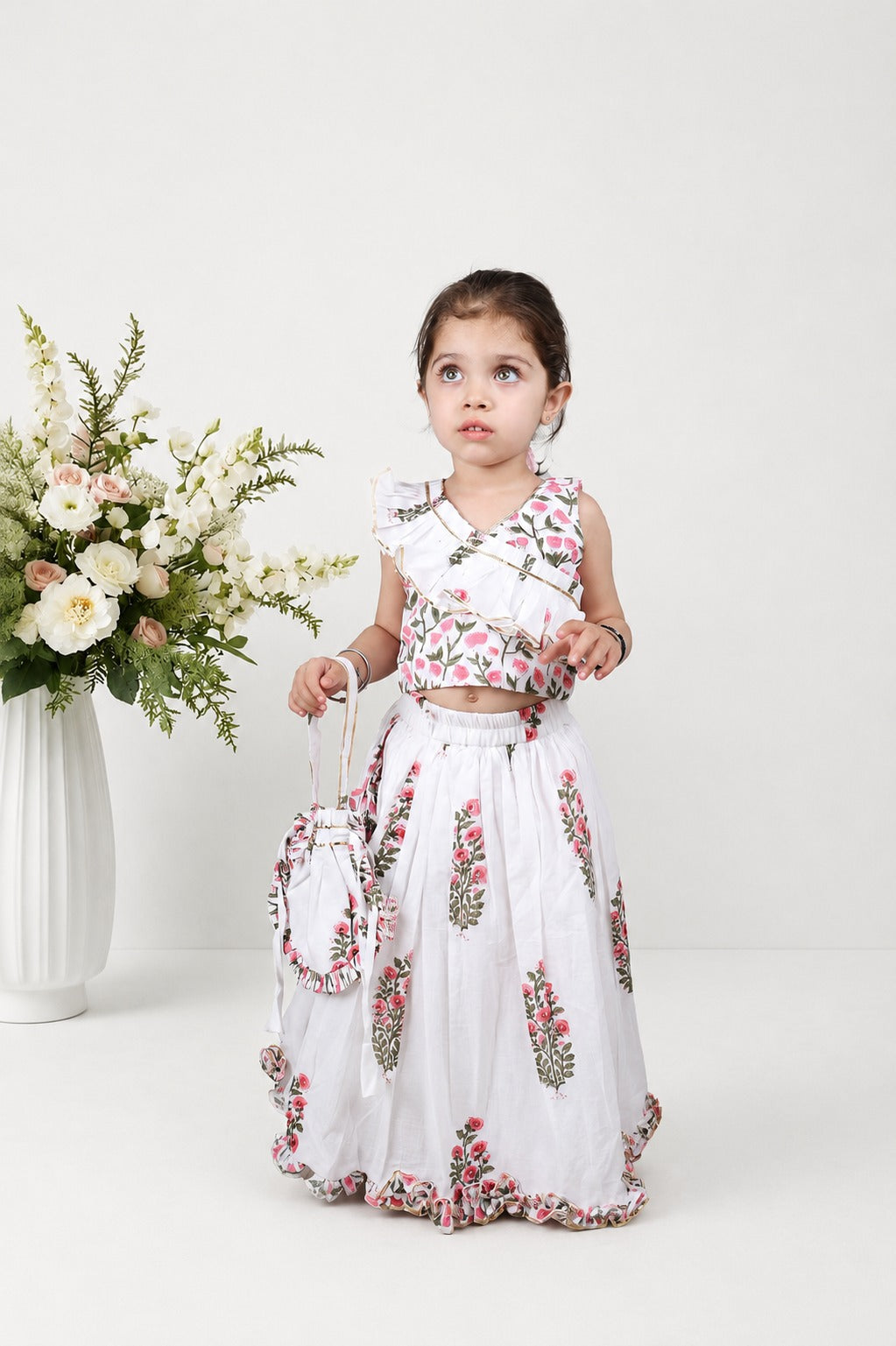 Tarini Block Printed Lehenga Set
