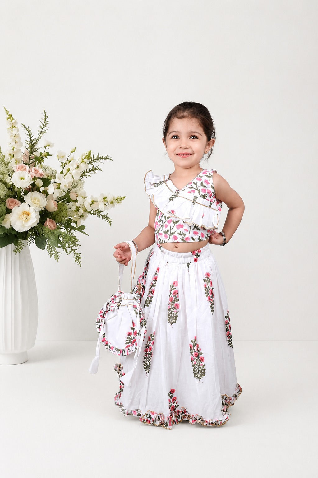 Tarini Block Printed Lehenga Set
